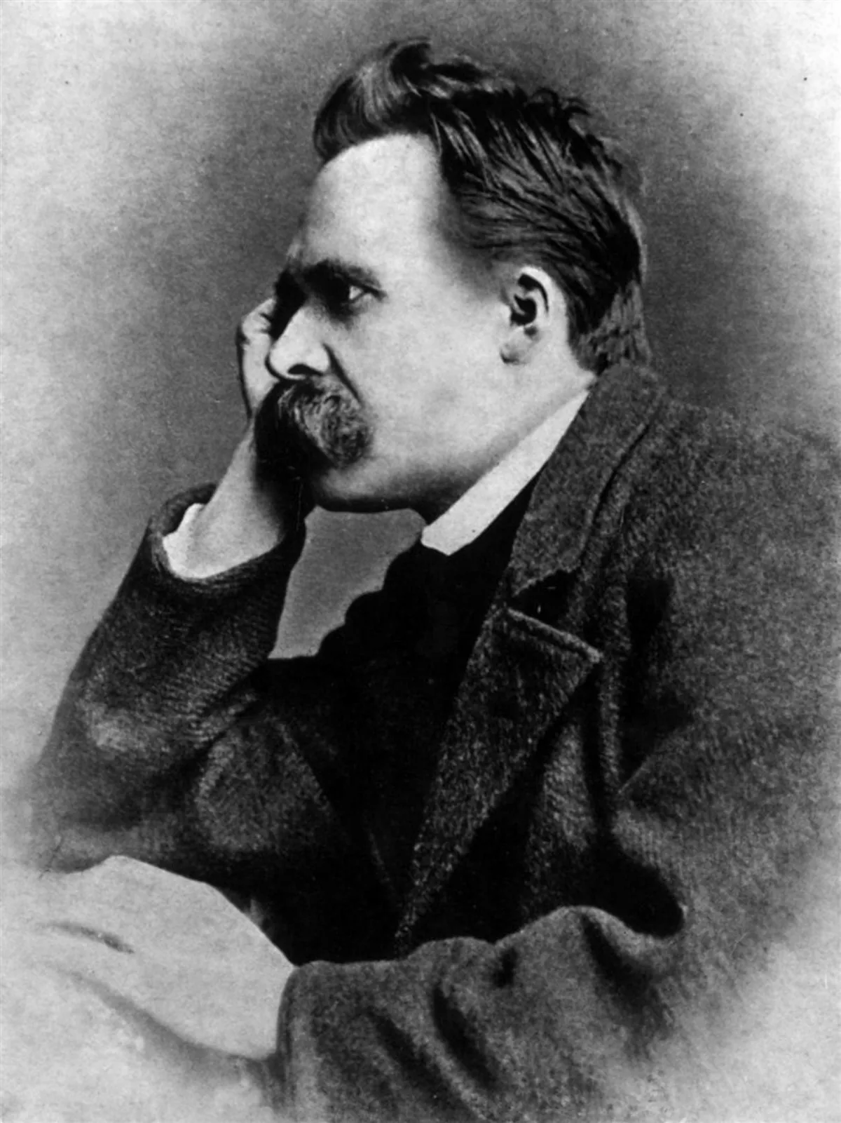 Portrait photographique de Friedrich Nietzsche en 1882, auteur d'Ainsi parlait Zarathoustra